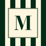 mahog stripes square m